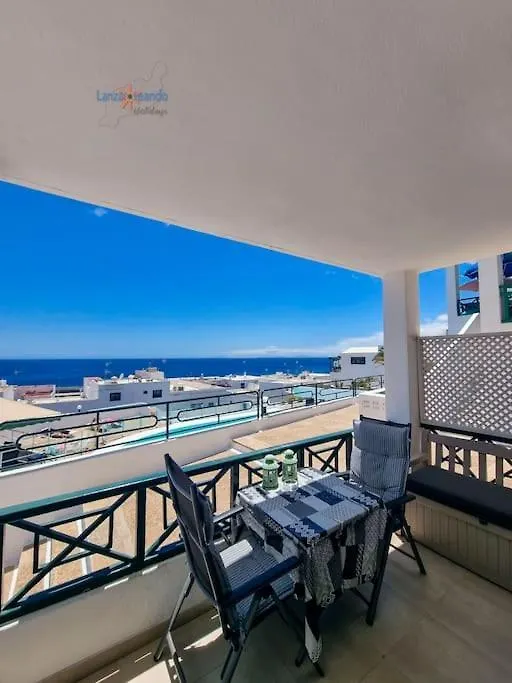 Casa Louie Marie - Sea View Aircon Iptv Wifi Vv In Portonovo Complex Apartment Puerto del Carmen